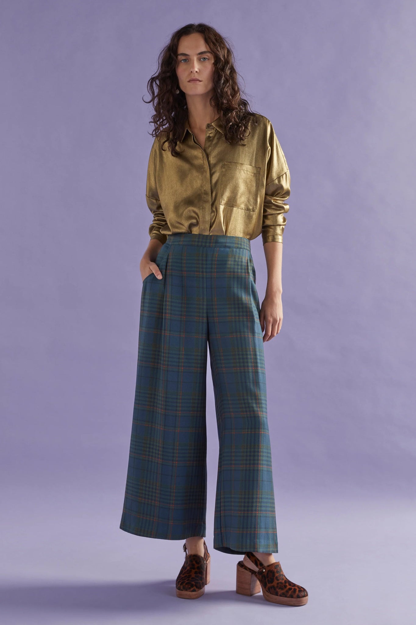 Drape Gleam Shirt