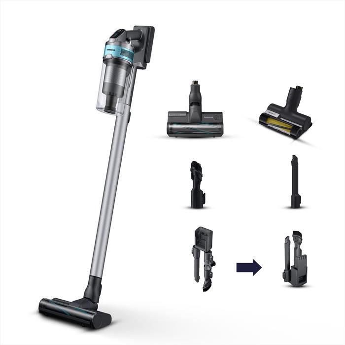 SAMSUNG - Scopa elettrica JET 75E PET VS20B75AGR1-TEAL MINT