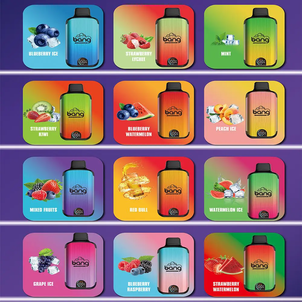 （3 pieces）Bang 20000 Puffs New Product LED Display Disposable Vape