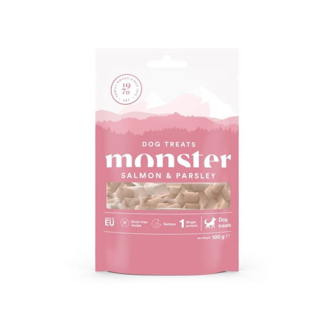 Monster Dog Godbiter Laks & persille 100 g