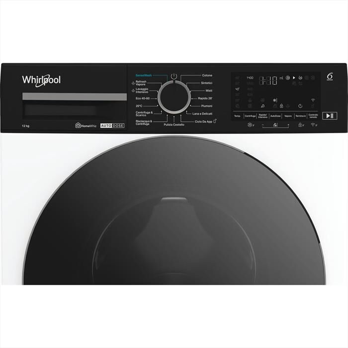 WHIRLPOOL - Lavatrice WPM27WADSIT 12 Kg Classe A-Bianco