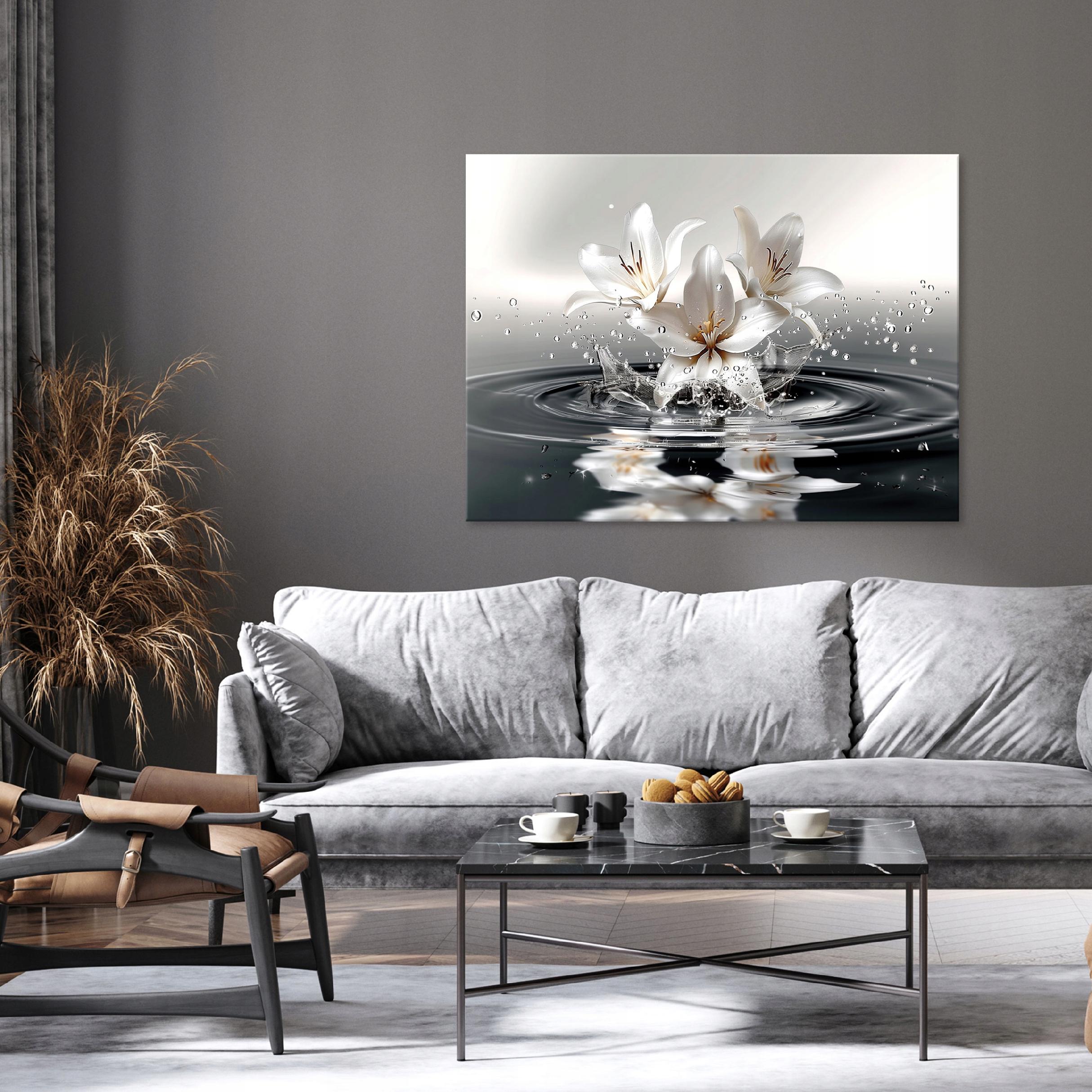 Modern floral painting for the bedroom, living room, or kitchen, on canvas, 40x30