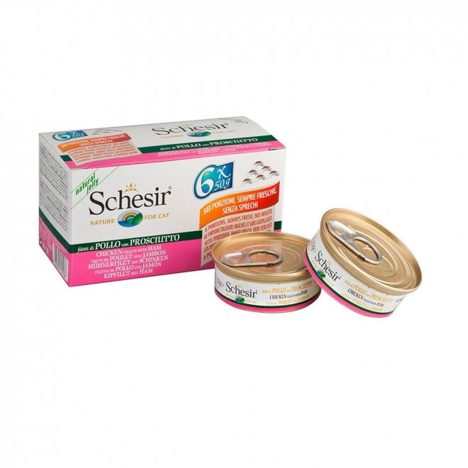 Schesir Multipack Ham, 6 x 50g