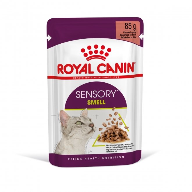 Royal Canin Sensory Smell Gravy Adult våtfôr til katt 12x85g