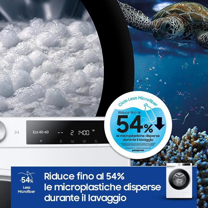 SAMSUNG - Lavatrice WW90DG6U25LEU3 9 Kg Classe A-bianco