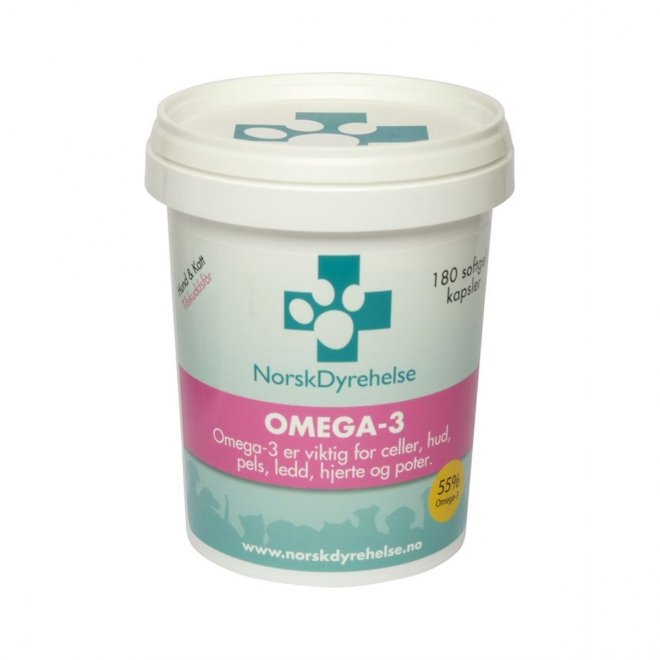 Norsk Dyrehelse Omega-3, 180 tabletter