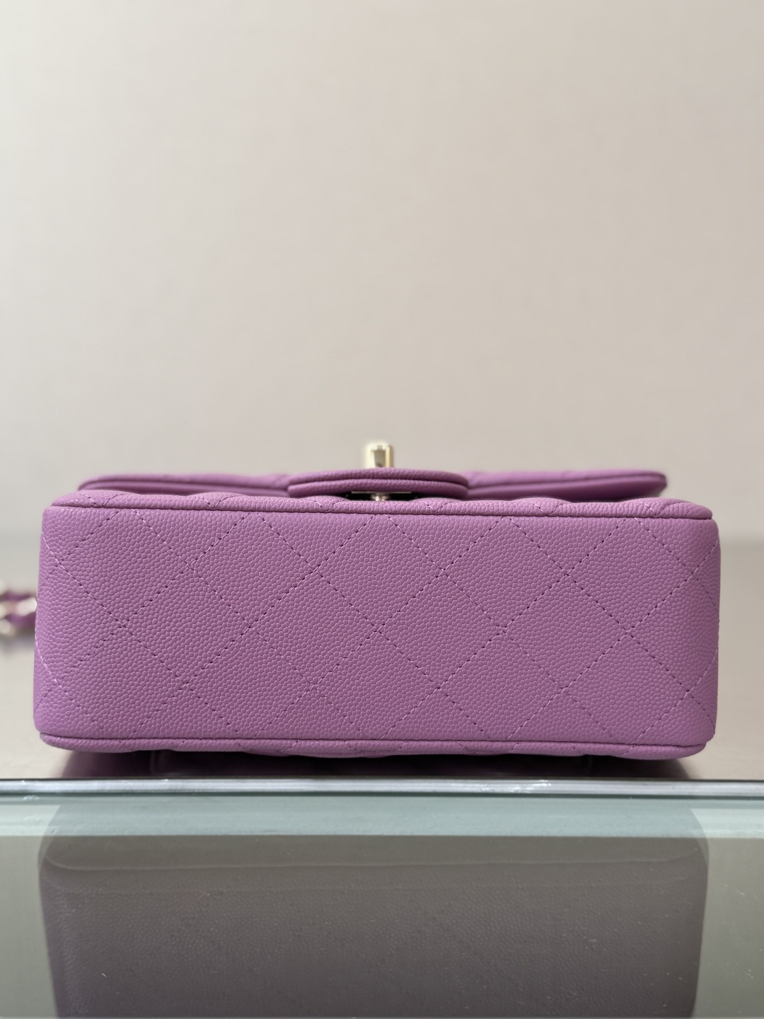 Mini Classic Flap Handbag（Purple） - Mocuir