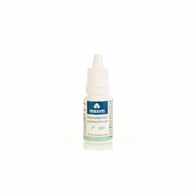 Maxim Multivitamin til gnagere og fugl 15 ml