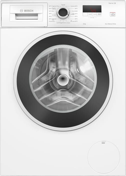 BOSCH - Lavatrice Serie 2 WGE03200IT 8Kg 1200g/m Classe A-Bianco