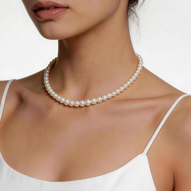 Sterling Silver Freshwater Pearl Necklace