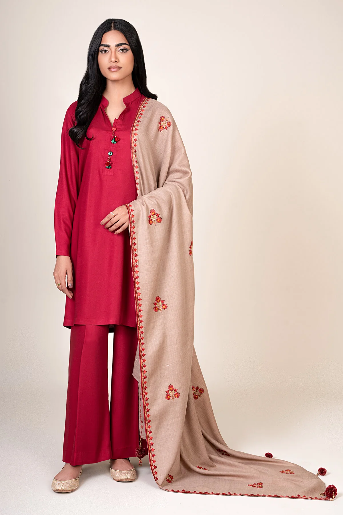 SWATI WOOL | EMBROIDERED
