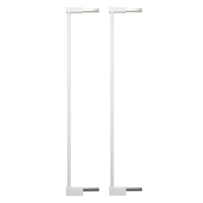 DogSpace Forlengning til Lassie Hundegrind Hvit 7 cm 2-pk