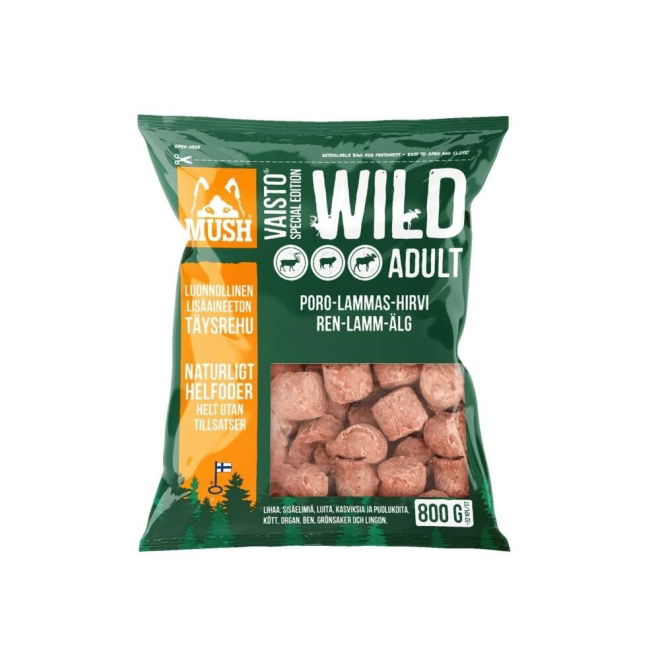 Mush Vaisto Wild Rein, Lam og Elg Kjøttboller
