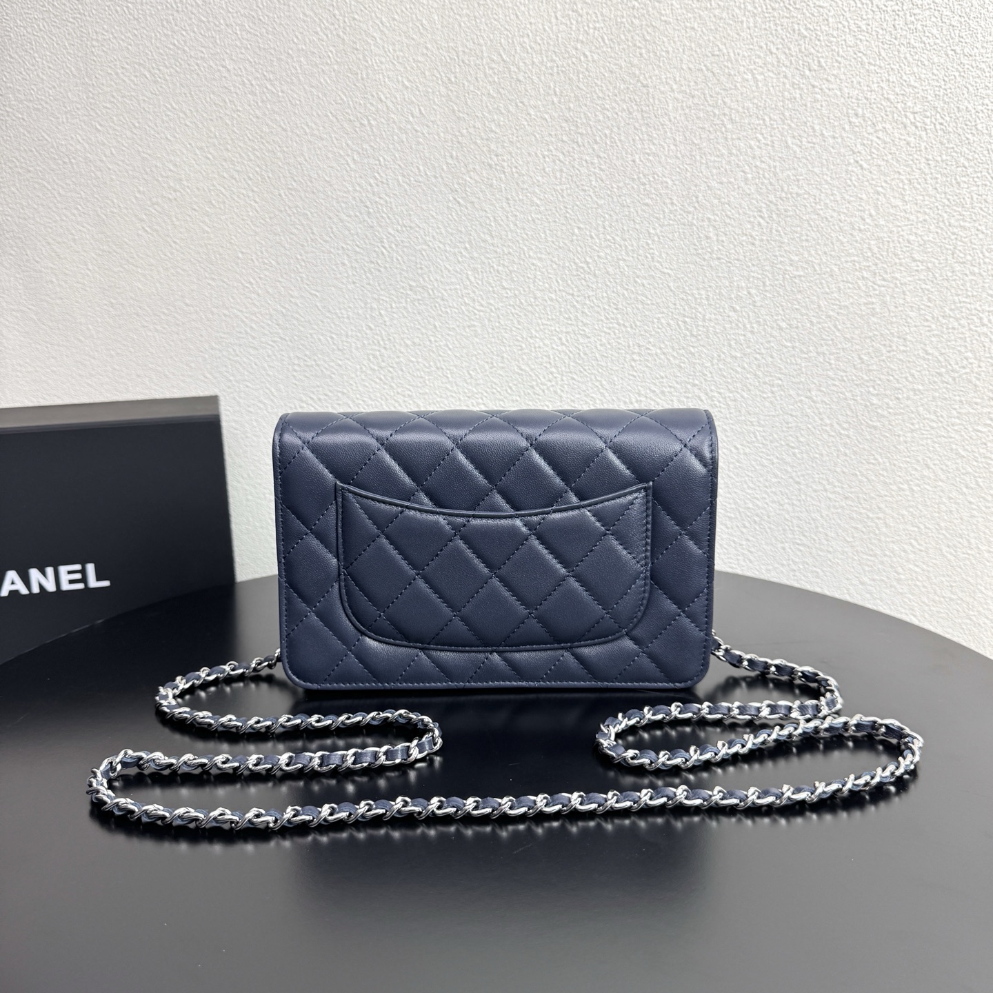 Classic Wallet on Chain（Navy Blue） - Mocuir