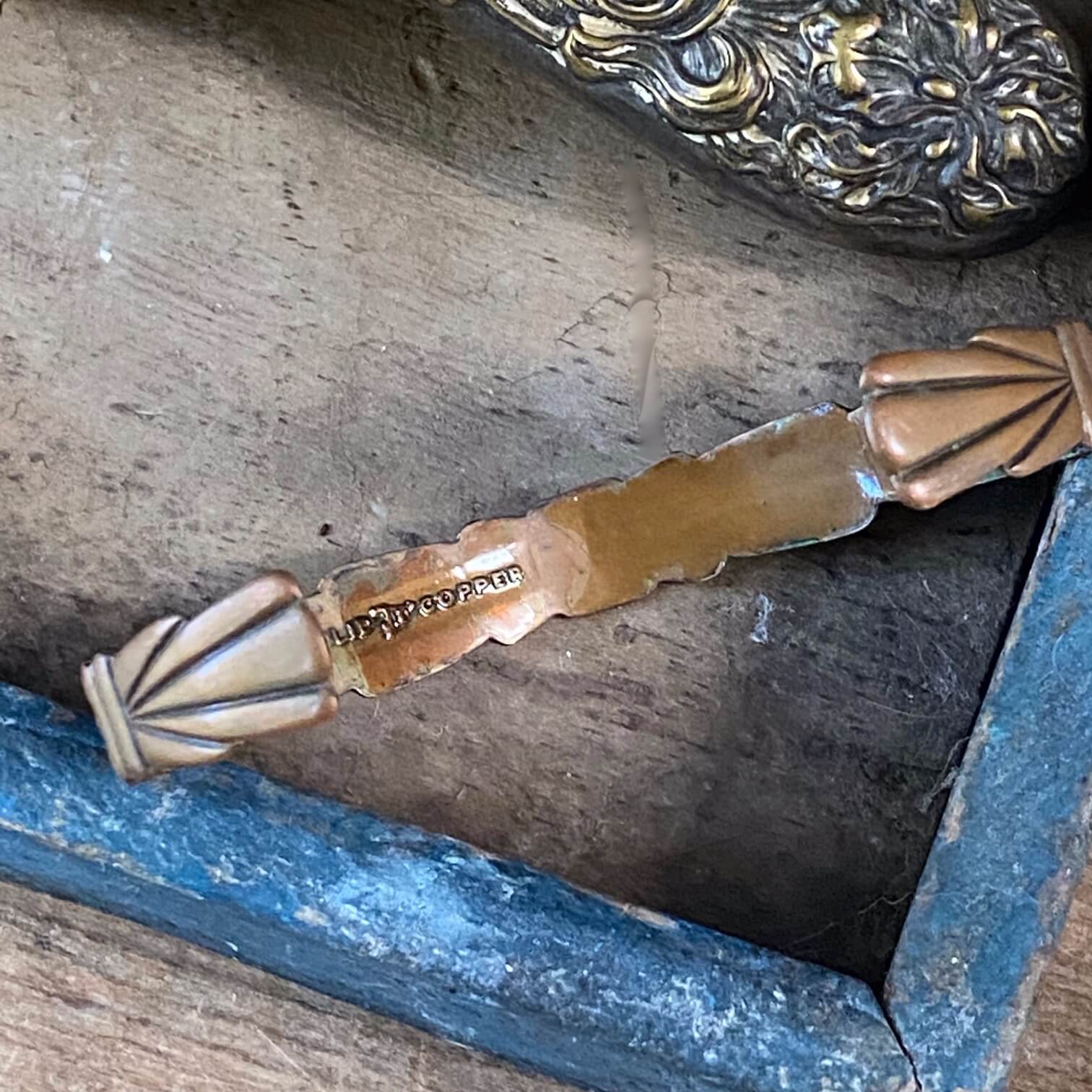 Solid Copper Indian Bracelet by Bell Trading Post