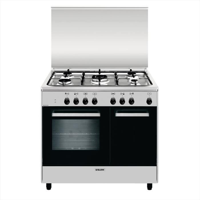 GLEM GAS - Cucina a gas AR965MI6 Classe A-INOX