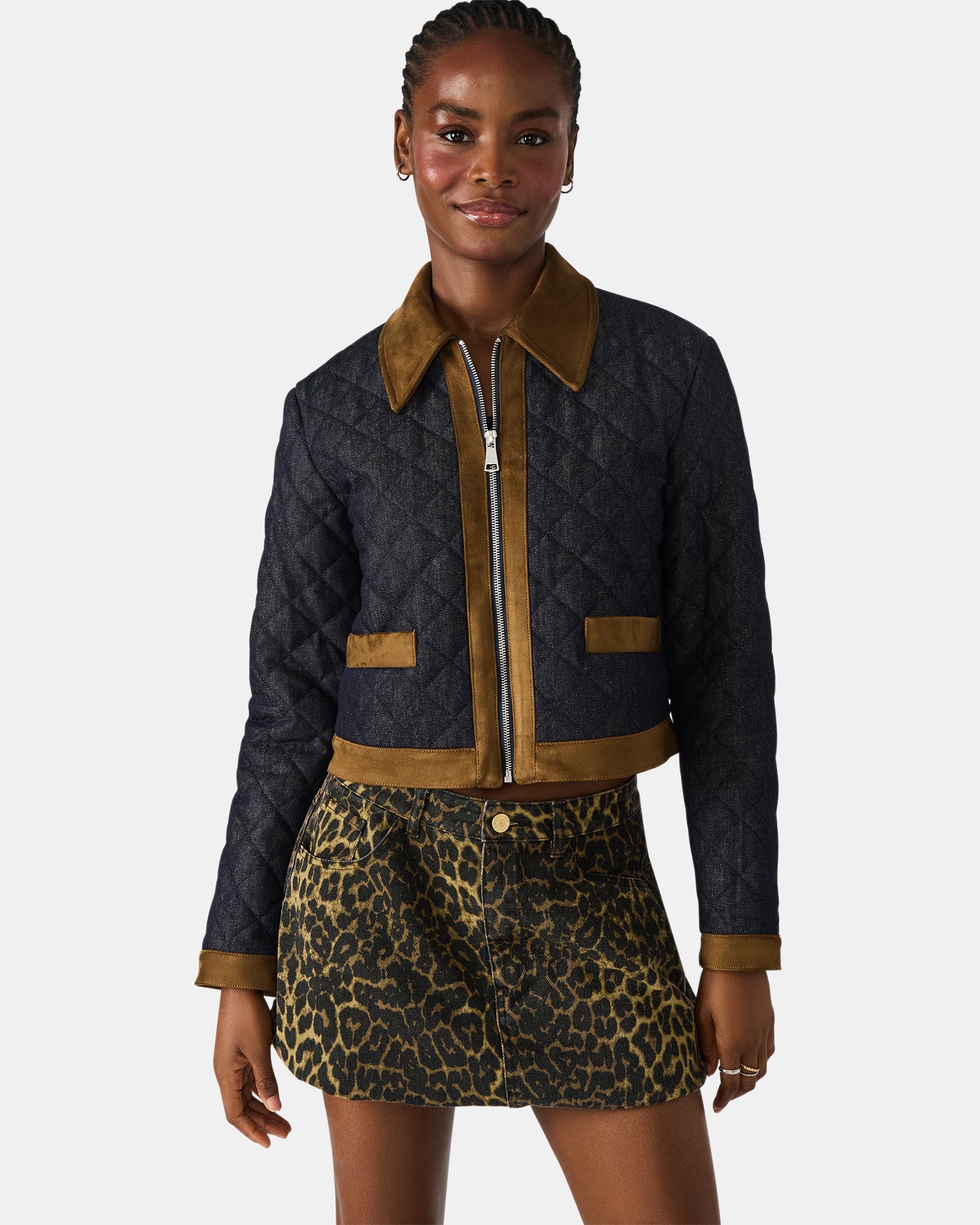 AGATHAN JACKET DARK BLUE DENIM