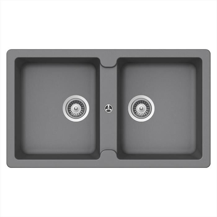 GLEM GAS - Lavello lneare LS286C 2 vasche-CROMA