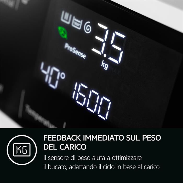 AEG - Lavasciuga LWR9C16BAY 10/6 Kg Classe A/BY-Bianco