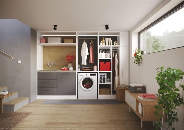 HOOVER - Lavasciuga H3DP4854TA6/1-S 8/5 Kg Classe A-Bianco