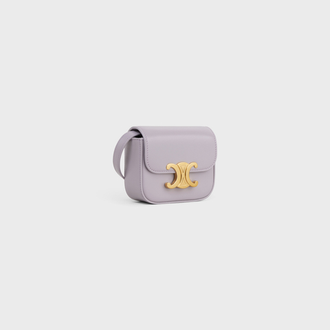 MINI CLAUDE IN SHINY CALFSKIN LIGHT LILAC