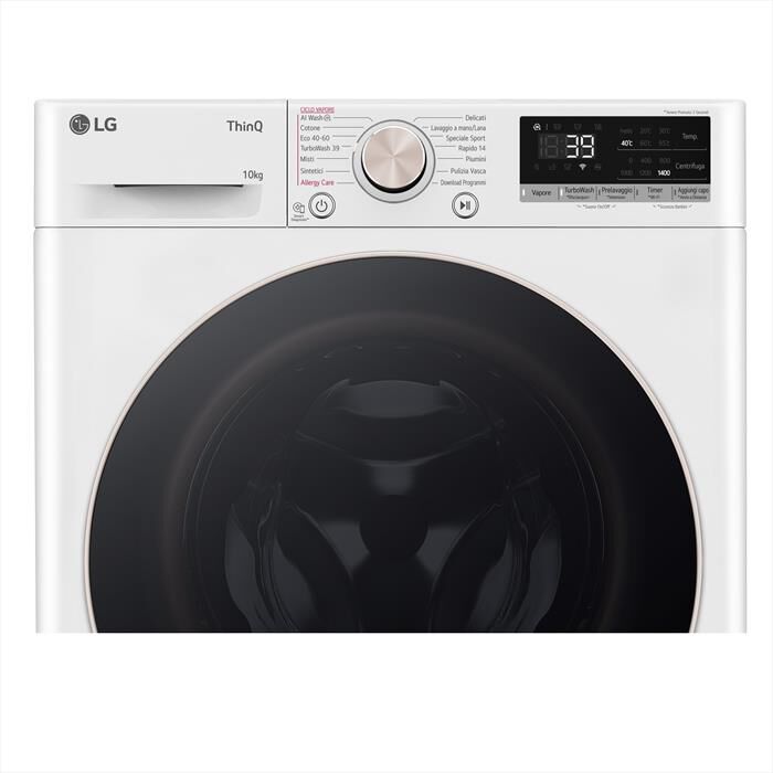 LG - Lavatrice AI DD R7 F4R7010TSWG 10kg Classe A-Bianco