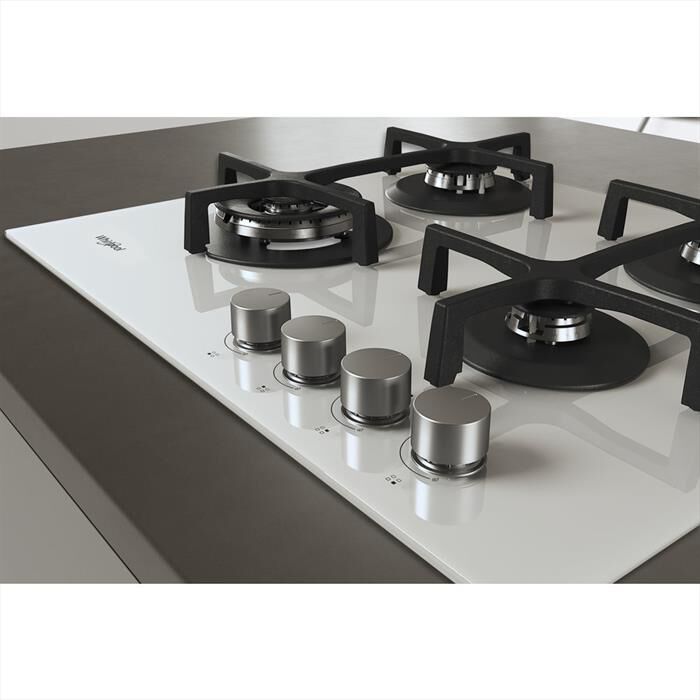 WHIRLPOOL - Piano cottura a gas ELEMENTS GOA 6423/WH 59cm-Bianco