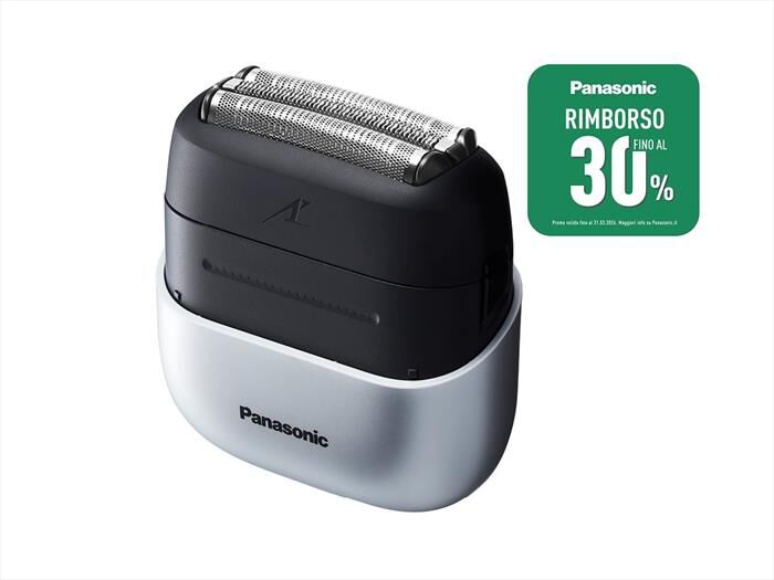 PANASONIC - Rasoio compatto 3 lame ES-CM3B-Nero/Silver