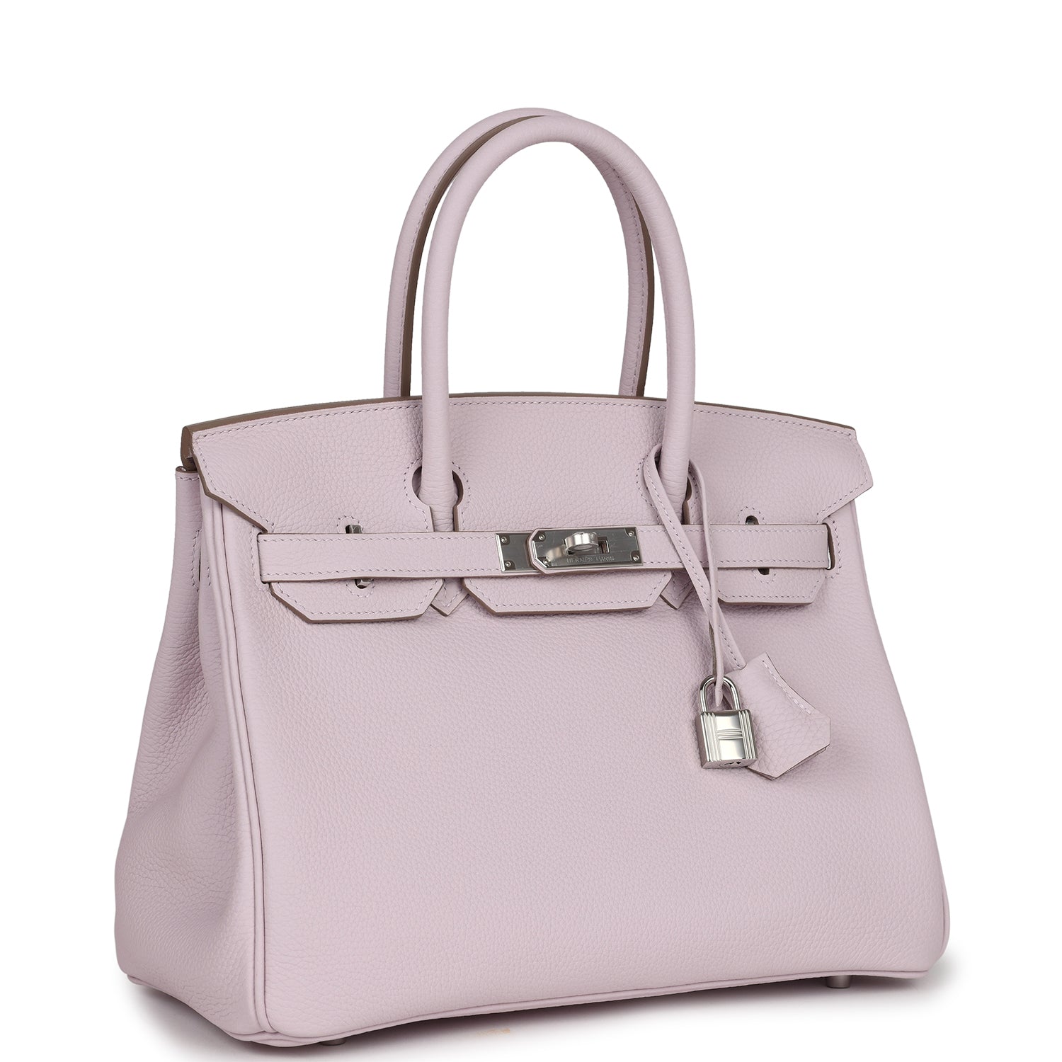 Birkin 30 Mauve Pale Clemence Palladium Hardware