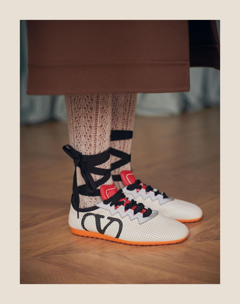 CHROMATHON SNEAKER IN PERFORATED NAPPA