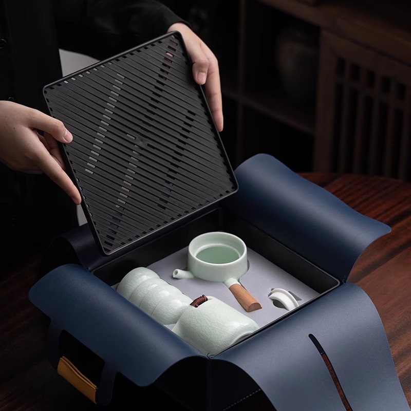 Students' birthday gifts, party souvenirs, high value, practical sense, hand-held gifts, Ge Yao side pot tea set.