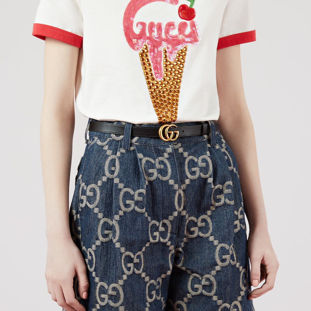 GG Marmont reversible thin belt