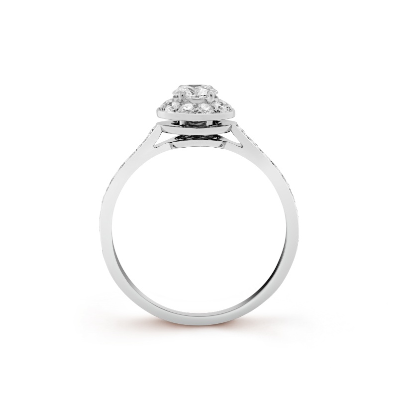 Ic?ne solitaire 0.30 ct EVVS2