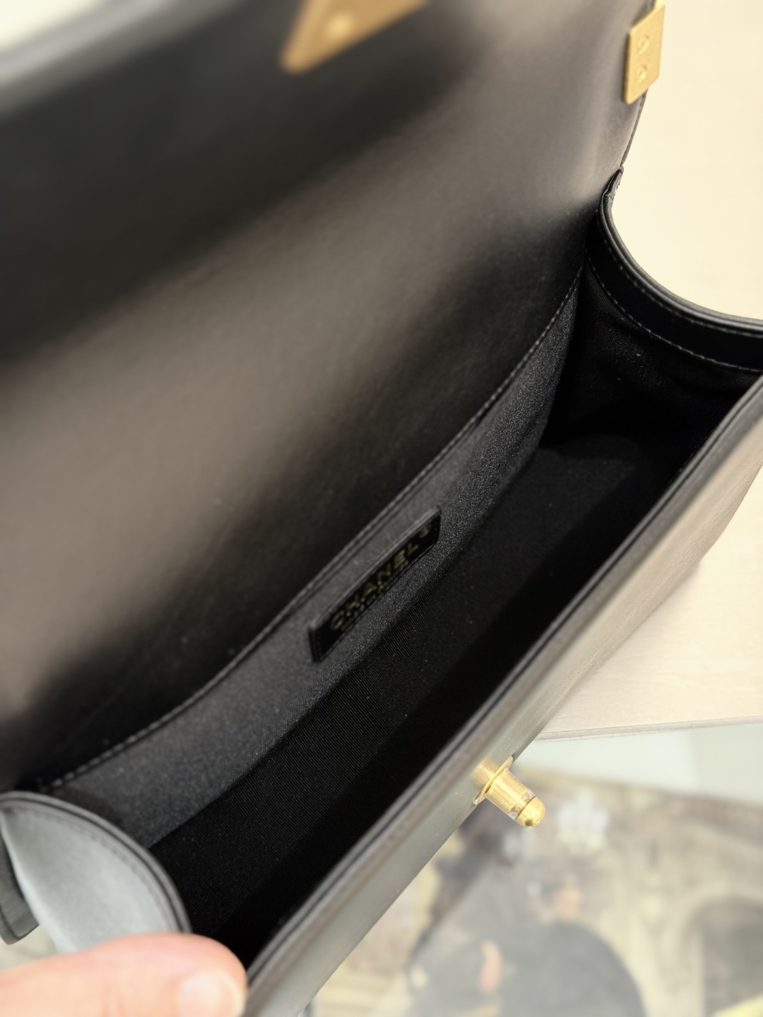 Medium Le Boy Flap Bag（Gold） - Mocuir