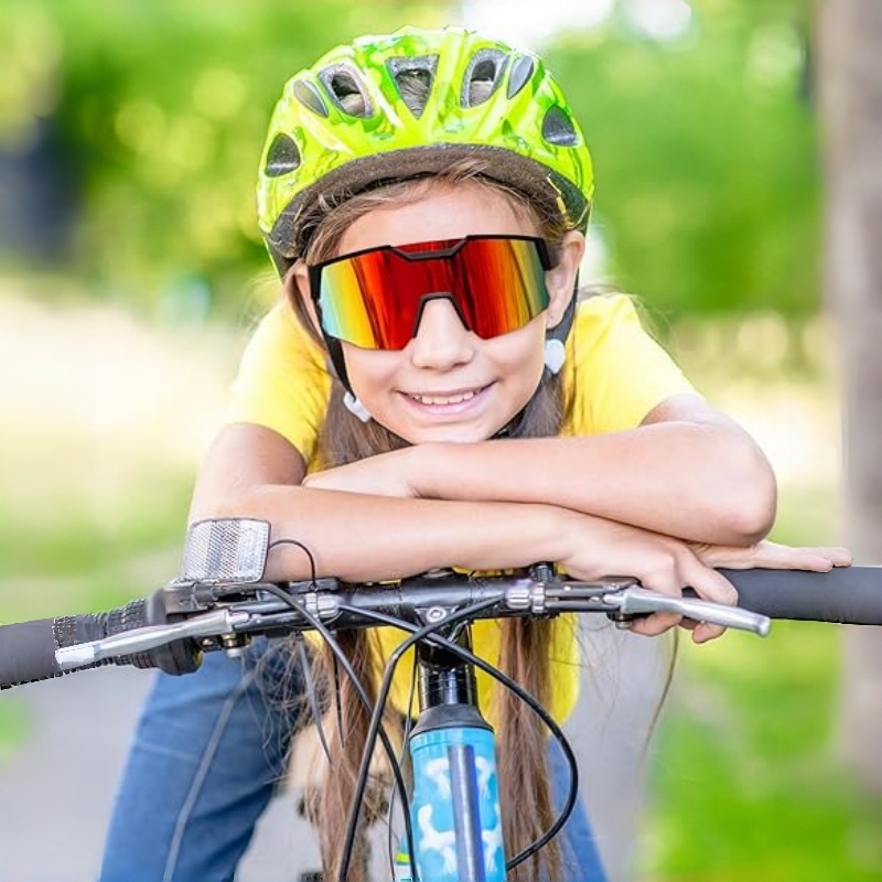 SKYBAMBI Kids Sunglasses Youth Baseball Sun Glasses