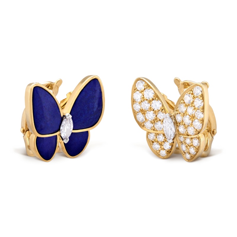 Two Butterfly earrings