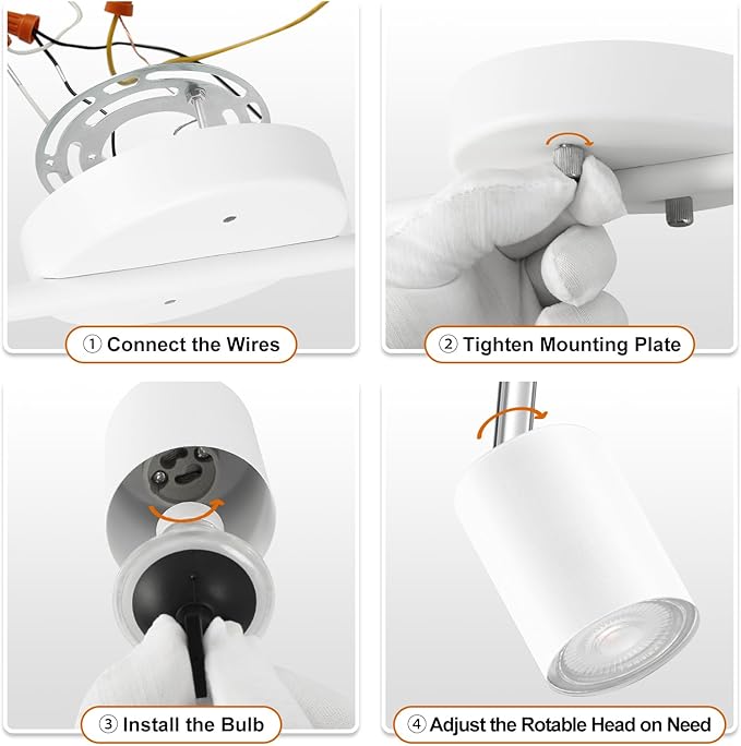 SPOTLUMINARA LED 2 Light Track Lighting Kit