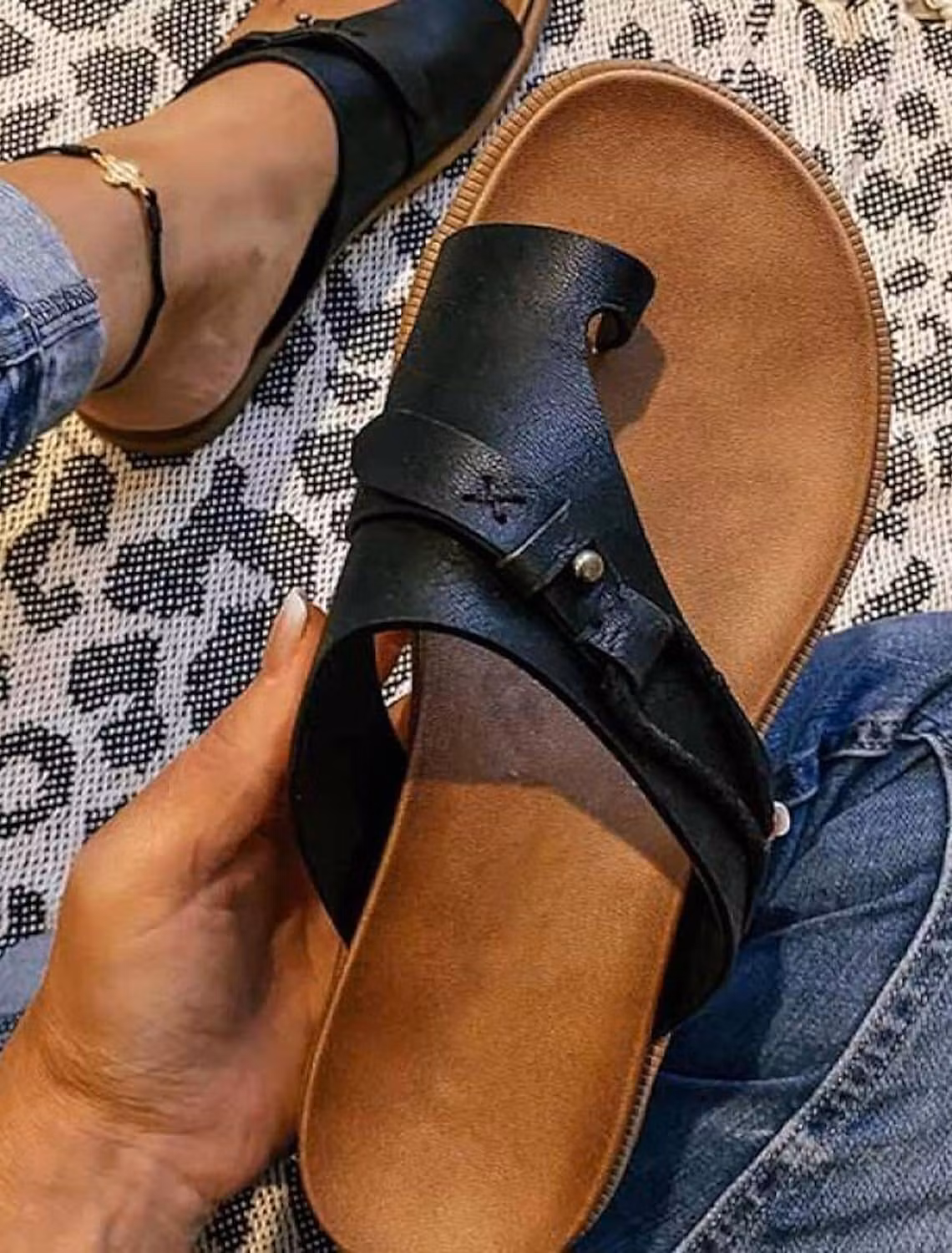 Women's Solid Color Daily Sandals