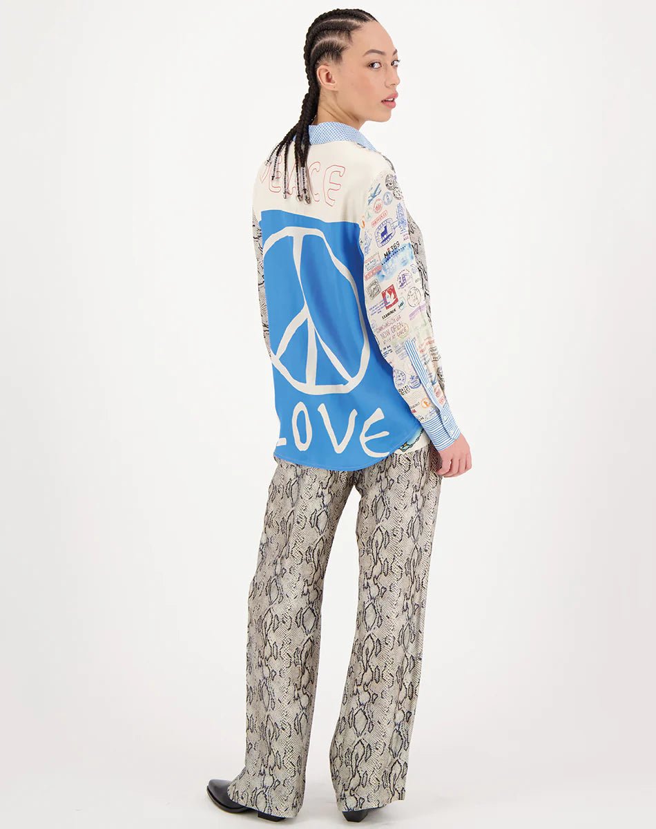 Snakeskin Flamingo Track Pant‌