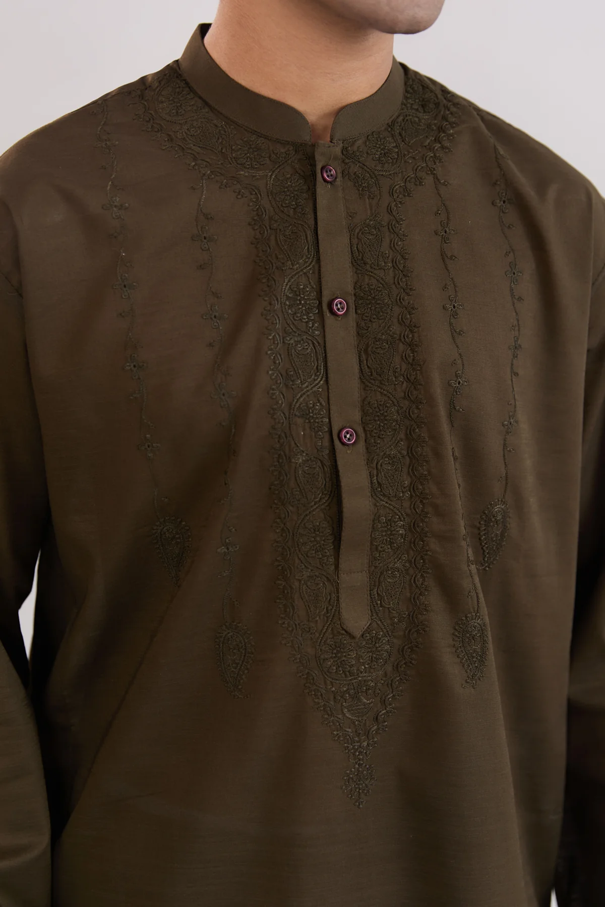 Lucknow Embroidered Suit - SMS837225