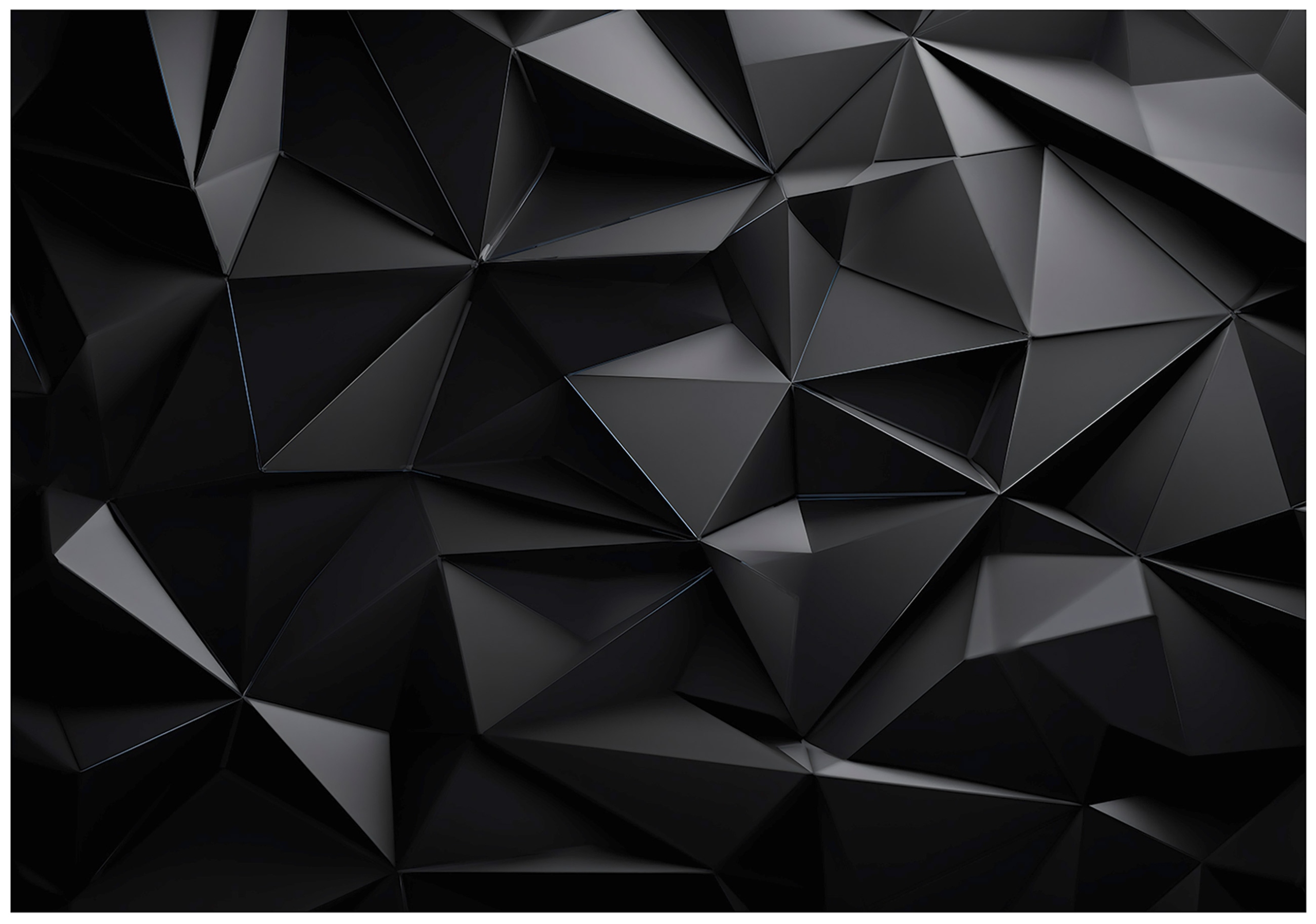 3D abstract black bedroom living room wallpaper non-woven wallpaper