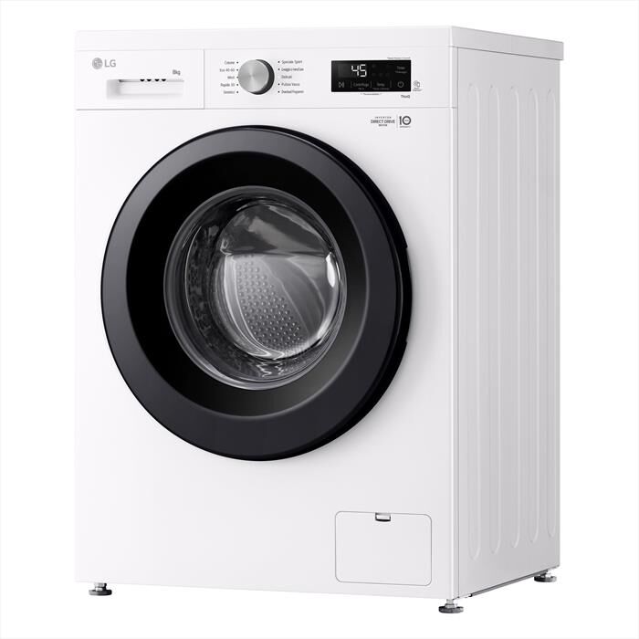 LG - Lavatrice AI DD F4NX1008NWK SERIE X1 8kg Classe A-Ivory White