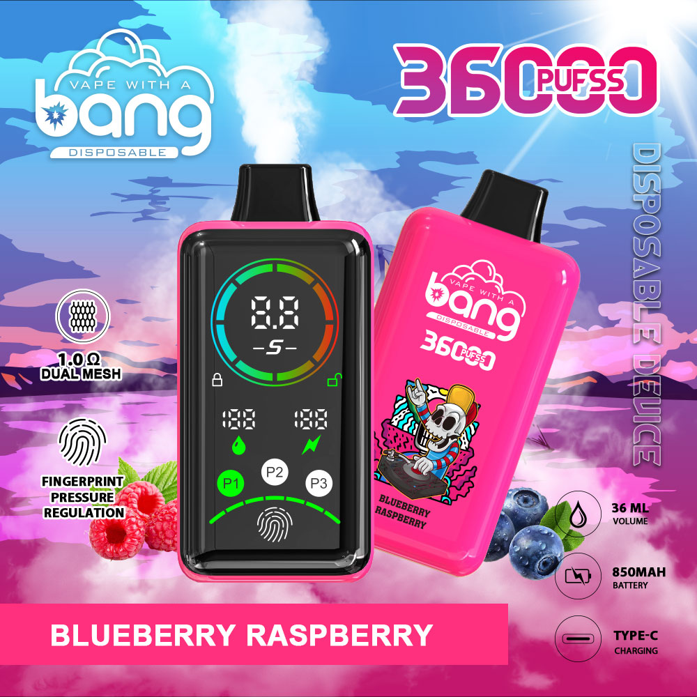 Bang 36K Power Advanced Fingerprint  Disposable Vape(3 pieces)