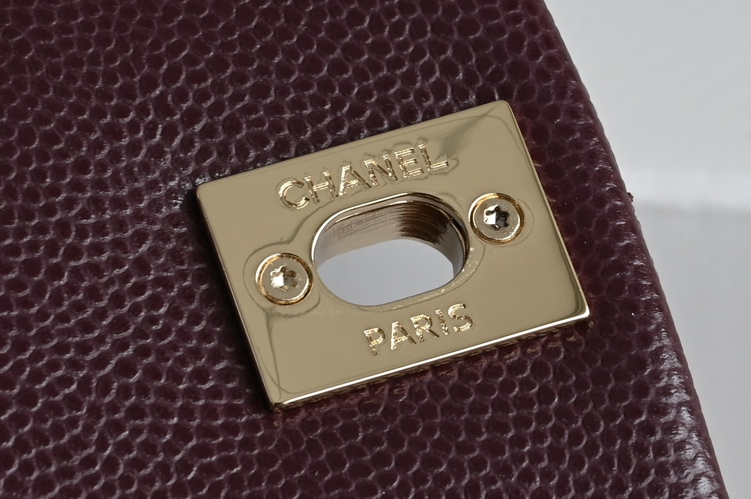 Duma Backpack in Dark Burgundy Quilted Shiny Caviar Leather with Light Gold-Tone Metal (Model AS3856) - Mocuir