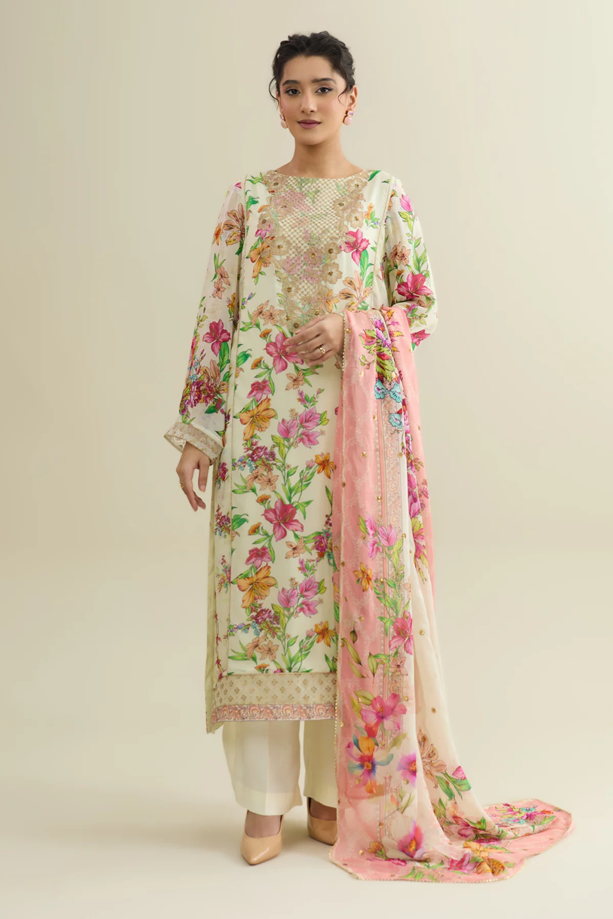 CHINA SILK | EMBROIDERED
