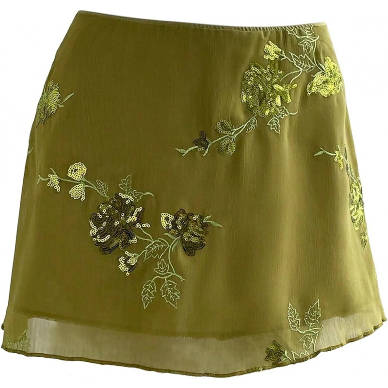 Women's Sparkly Sequin Mini Skirt