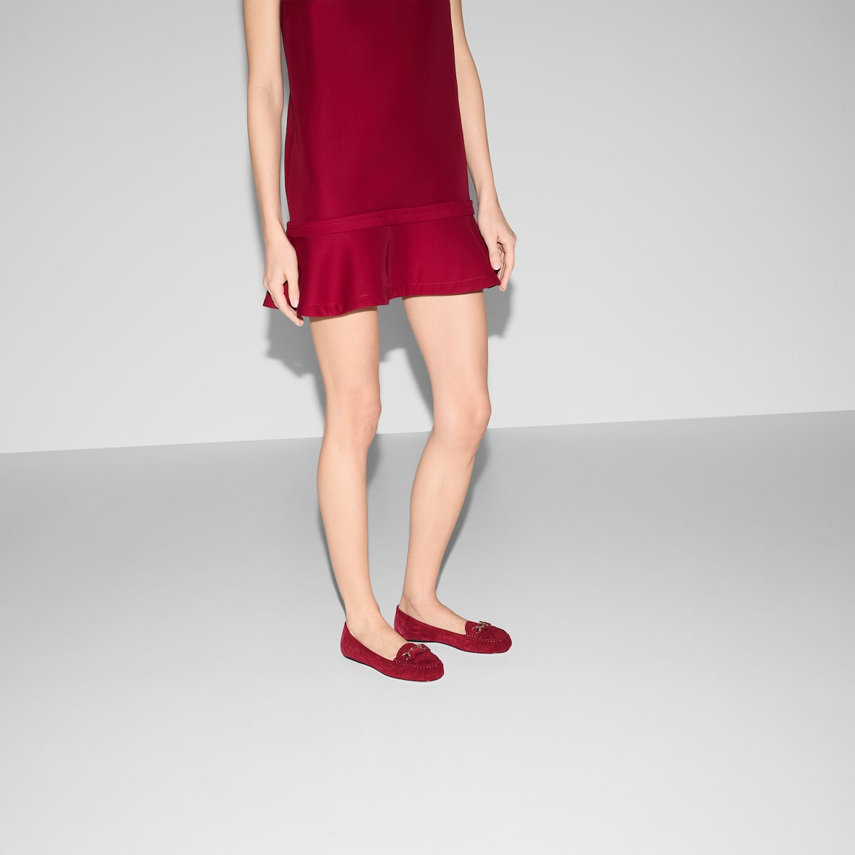 Womens ballet flat with Horsebit