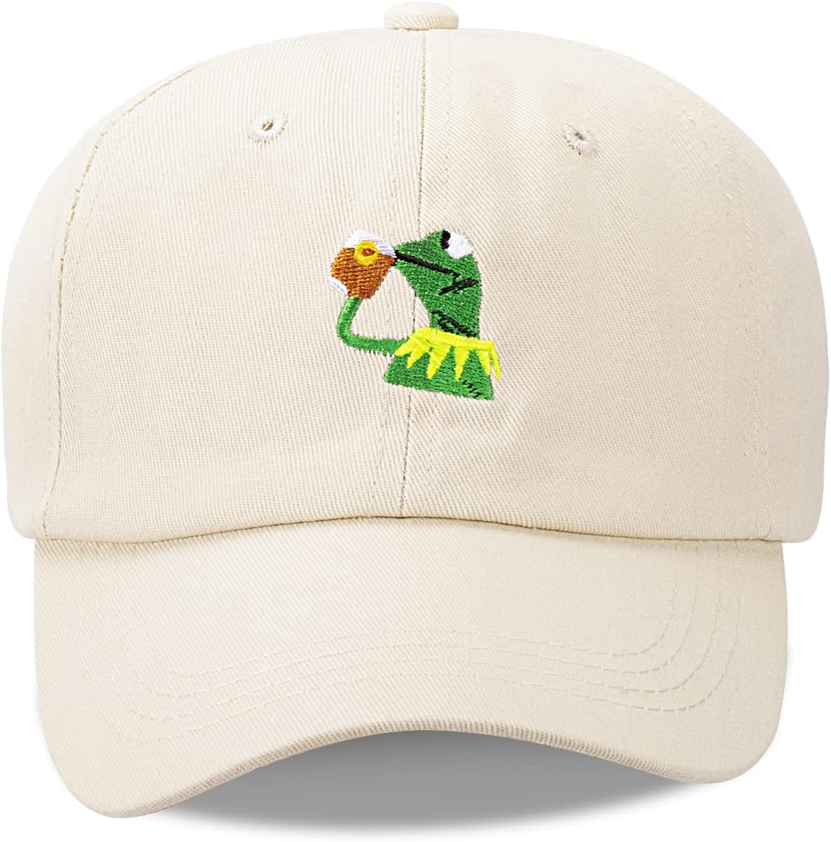 Frog Embroidered Baseball Cap