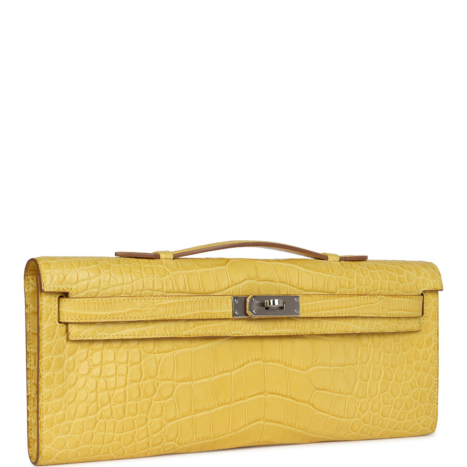 Kelly Cut Mimosa Matte Alligator Palladium Hardware
