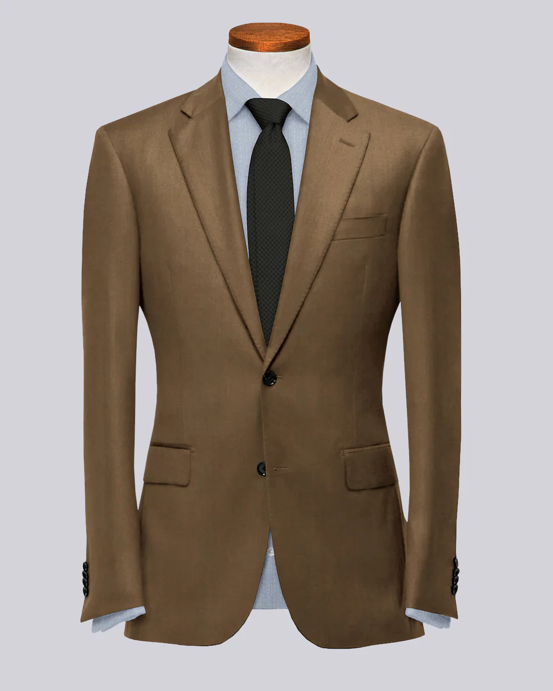 Sand Woolen Flannel Suit